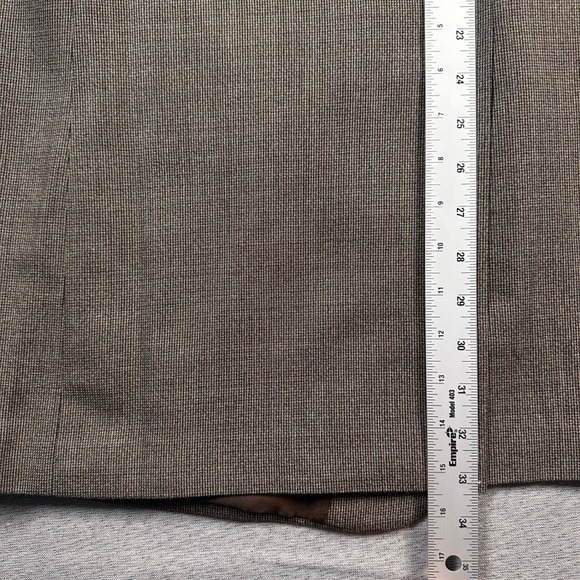 Lauren Ralph Lauren Sport Coat Blazer Mens 50R Brown Silk Wool Blend Herringbone - Picture 8 of 12